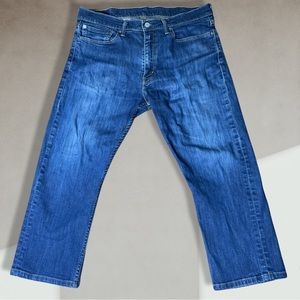 Levi’s 513 Men’s Straight Leg Jeans 34x30 Dark Blue